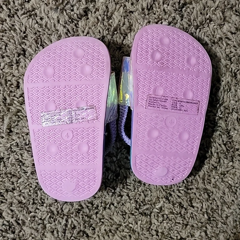 Little Girls Mermaid Sandles - Size 4T